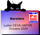 Derni�re      Lettre CEVA-VAFOR      Octobre 2024  